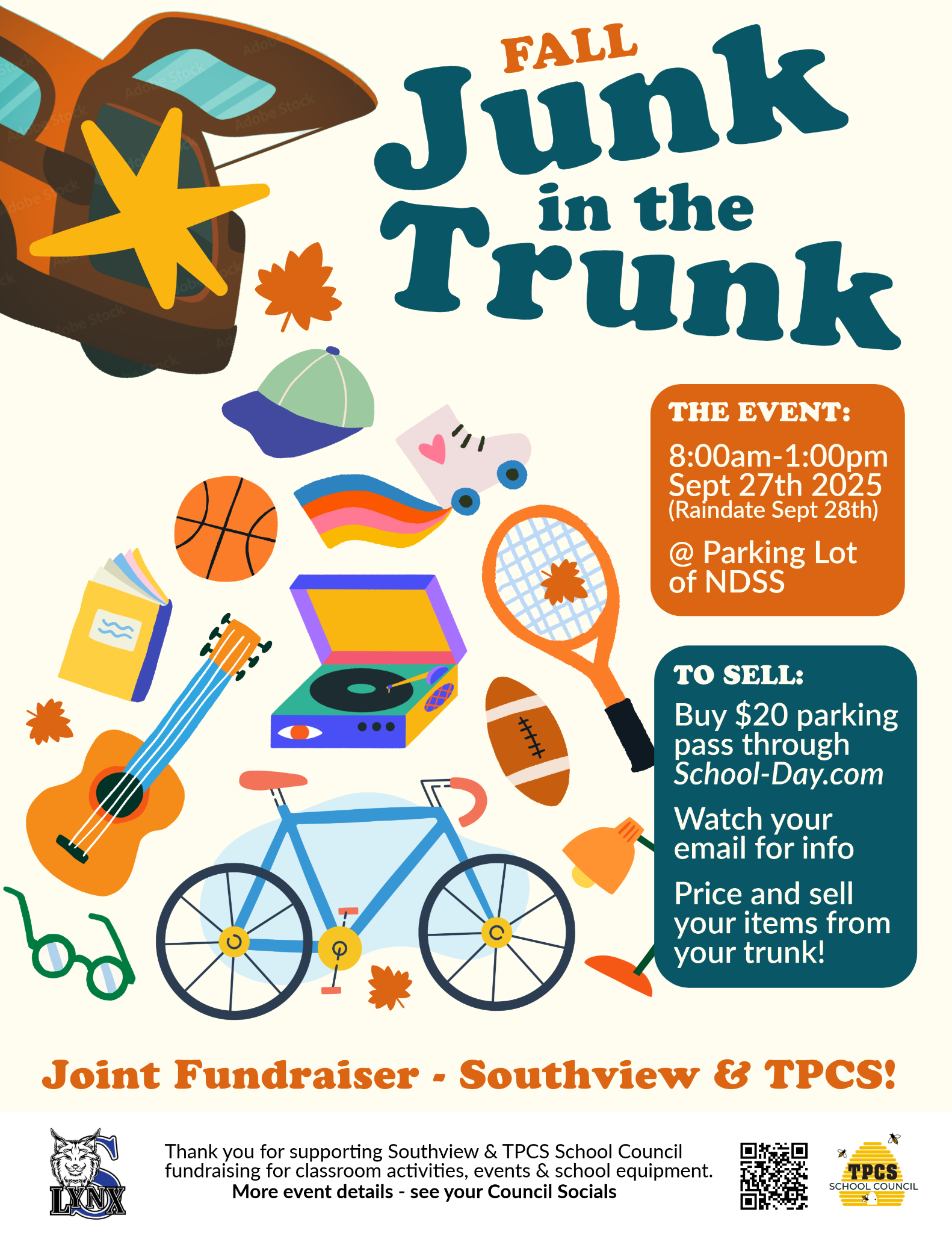 TPCS SC2526 JunkintheTrunkFall SchoolFlyer
