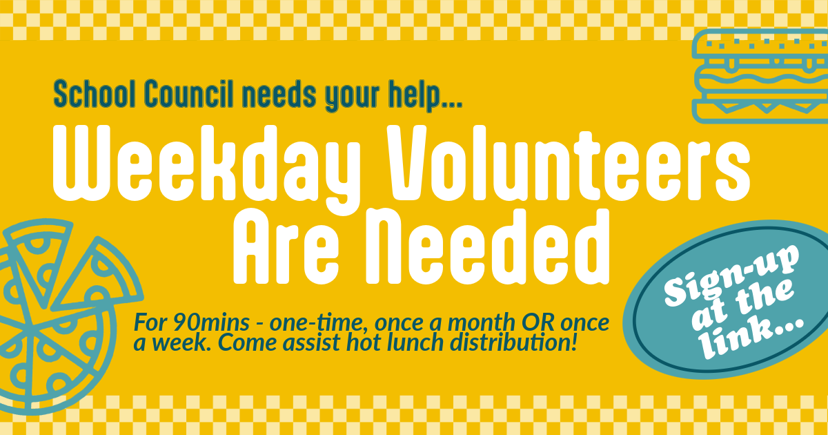 TPCS Lunch Volunteers Flyer Mar26