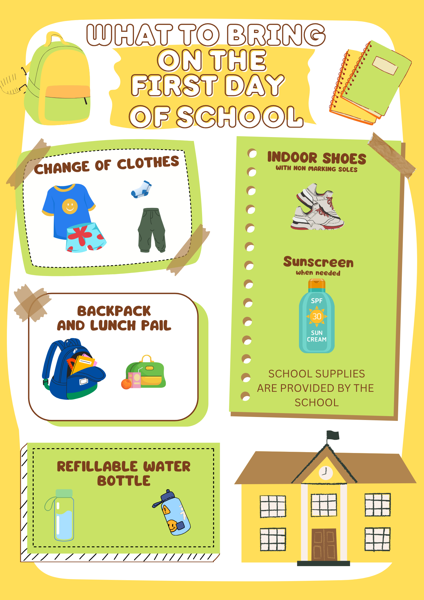 First Day of School Worksheet