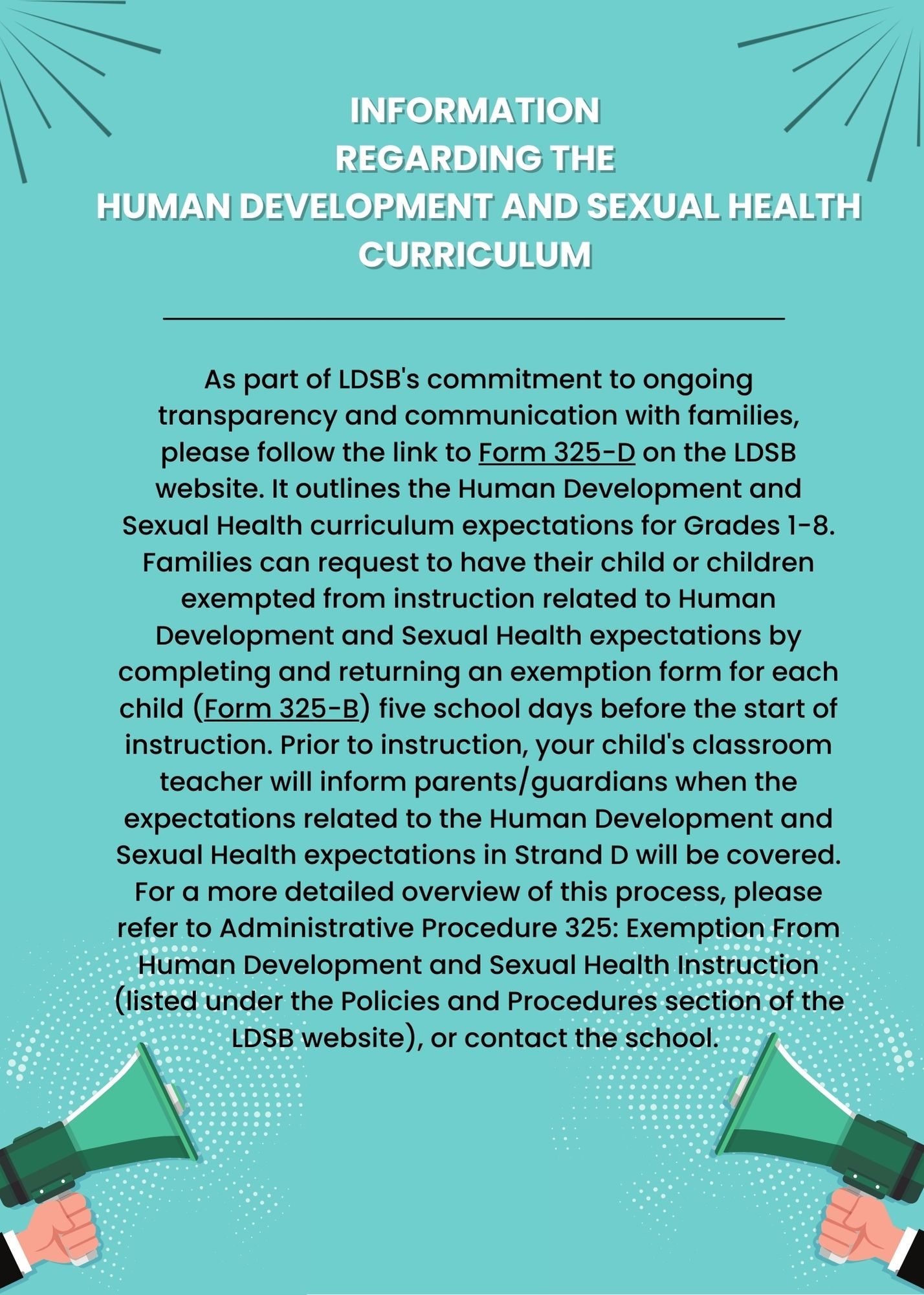 Cyan Teal Illustrated Announcement Library Invitation