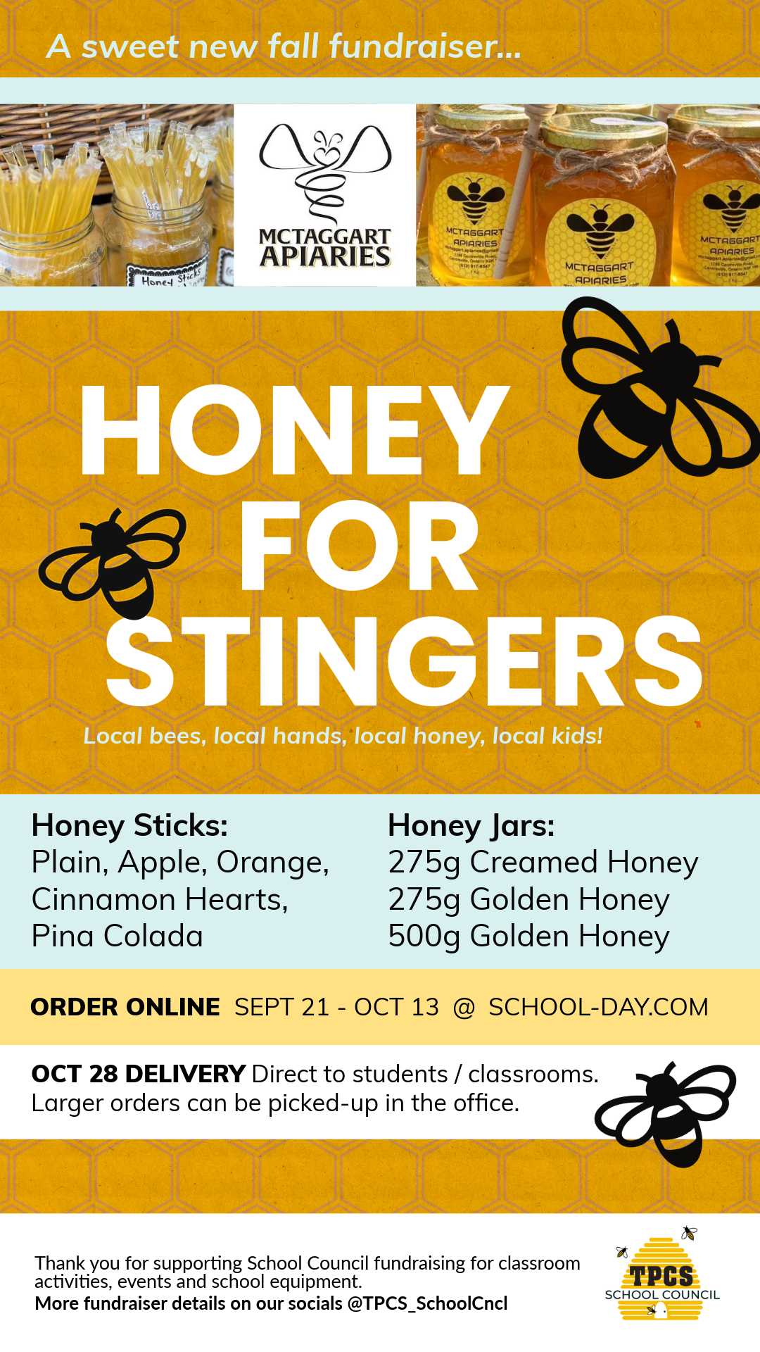 TPCS SC2627 Honey Poster