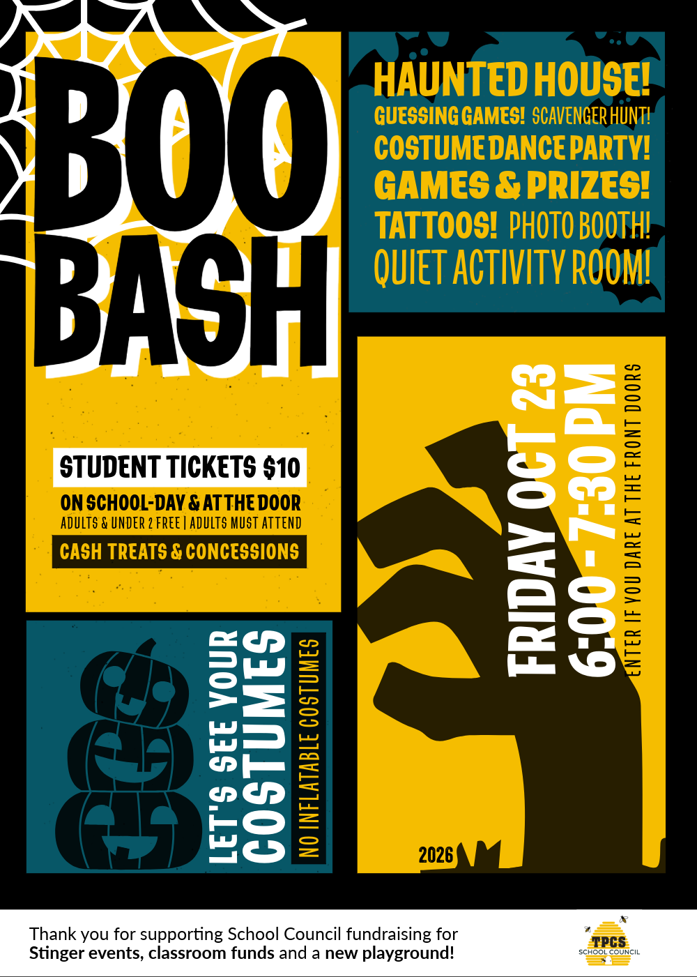 TPCS SC2627 Boo Bash Poster